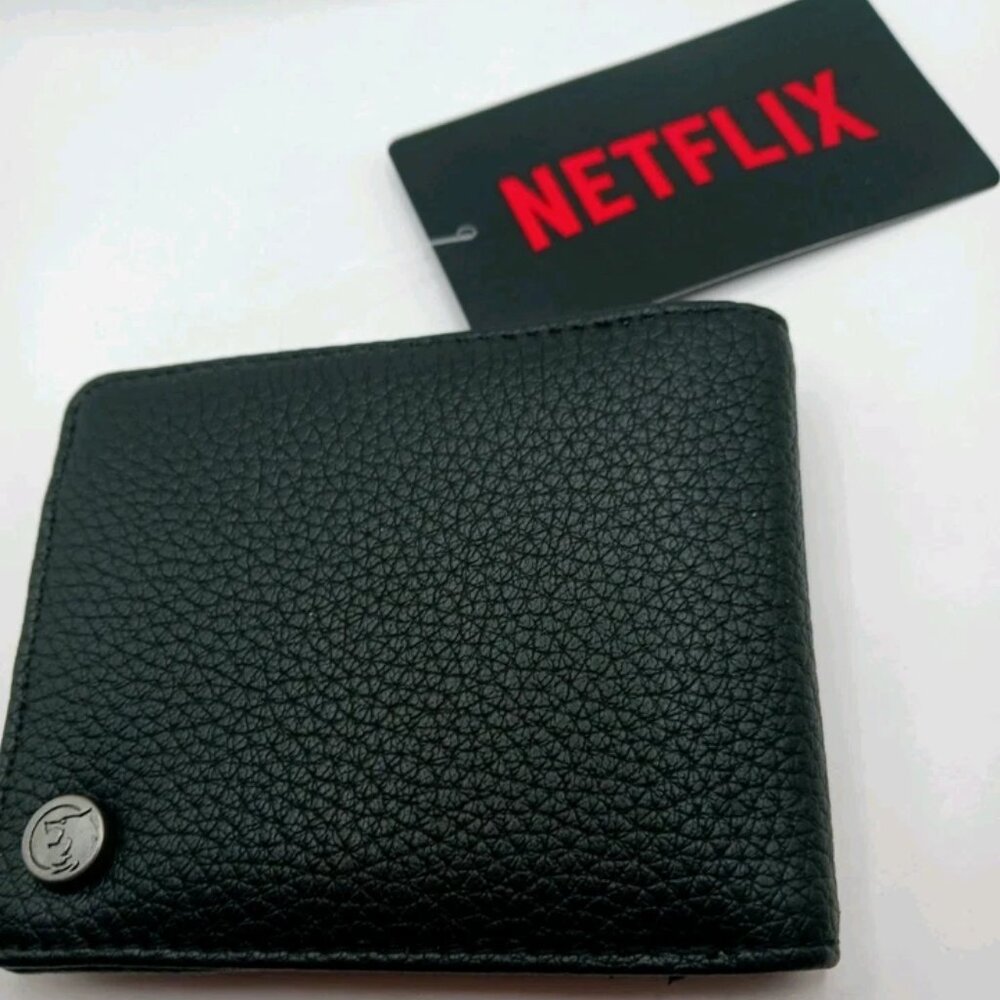 The Witcher Kaer Morhen Logo Bifold Wallet -New With Tags Black - Picture 8 of 9